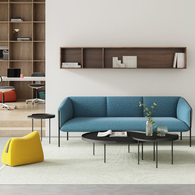 GRANDEUR Modern Office Sofa Minimalist Design Sturdy Frame Customizable Color