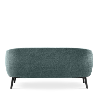 Plush Modern Office Couch , Bouncy Fabric Waiting Area Sofa For Small Spaces