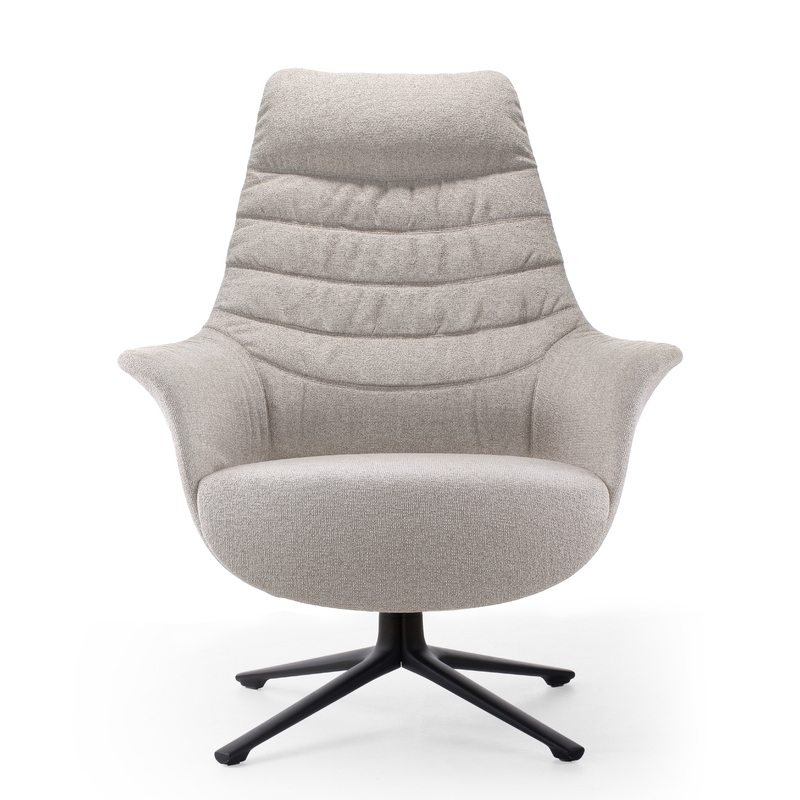 Contemporary Soft Upholstery Modern Office Lounge Chairs With Base Reclining