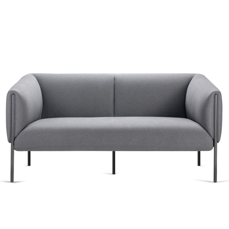 RAL color Fabric Modern Office Furniture Sofa Minimalist Design For Co Working Space